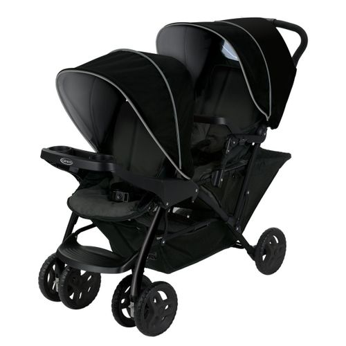 Poussette Double Stadium Duo Noir/gris