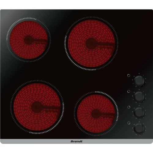 Table De Cuisson Vitrocéramique 4 Feux 6000w Noir - Bpv6410b