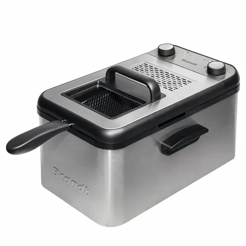 Friteuse BRANDT FRI3200 3,2L 2200W Inox vue 3/4