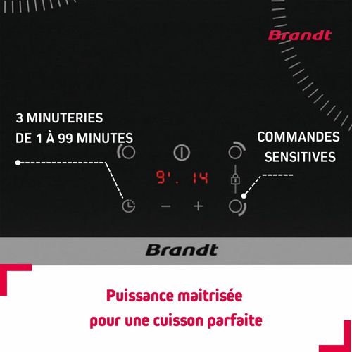 Table De Cuisson à Induction 60cm 3 Feux 5900w - Bpi6360b