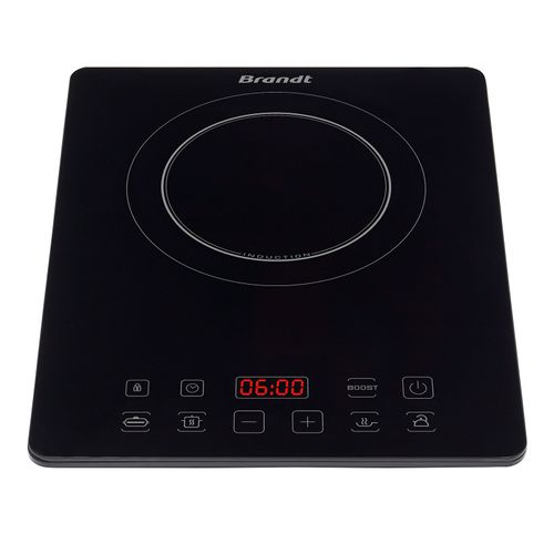 Table de cuisson posable BRANDT Tl1SLIM2 1 foyer Noir