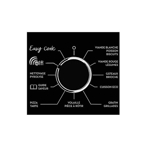 Four encastrable Multifonction 73l 60 cm A+ Pyrolyse - Connecté - Inox - SOP6616LX