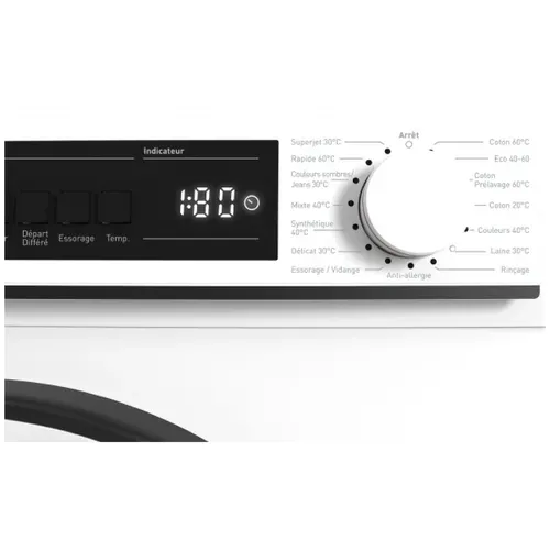 Lave-linge Hublot 8 kg 1400 trs/mn - Lfv284qw Blanc