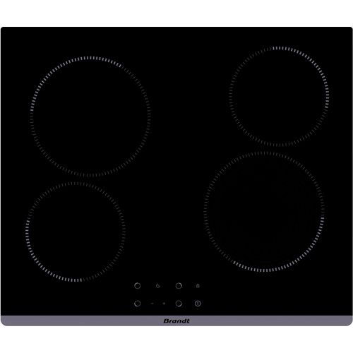 Table vitrocéramique BRANDT BPV2423B 4 foyers