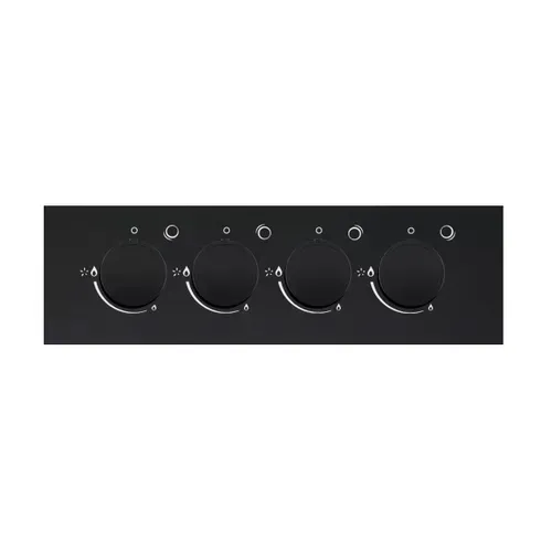 Table De Cuisson Gaz 60cm 4 Feux Noir Spg3465b