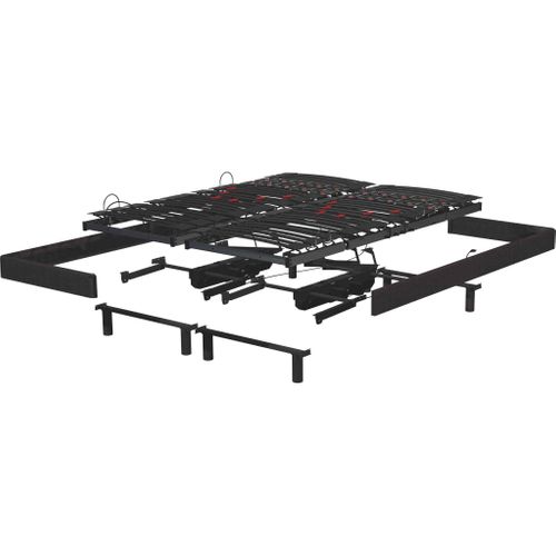 Sommier De Relaxation Électrique Pop Art Noir 2x70x190