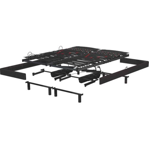 Sommier De Relaxation Électrique Pop Art Noir 2x70x190