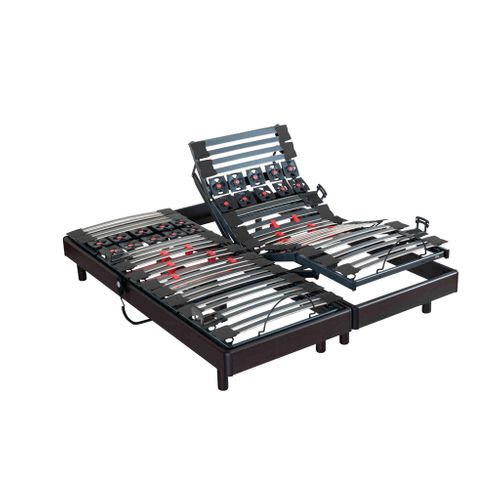 Sommier De Relaxation Électrique Pop Art Noir 2x70x190