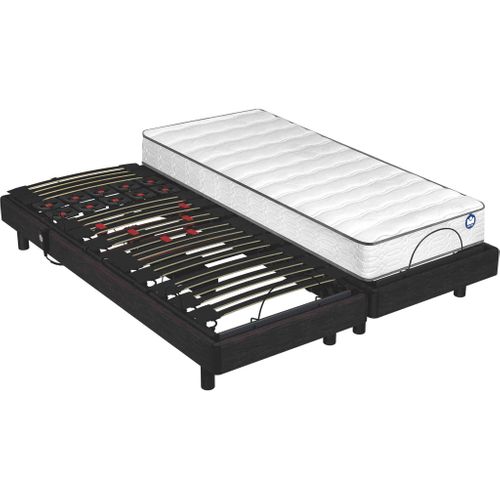 Sommier De Relaxation Électrique Pop Art Noir 2x70x190