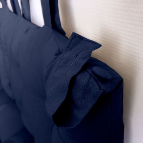 Tête De Lit Coussin Panama à Suspendre - 70 X 45 Cm - Bleu Marine