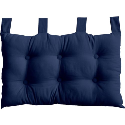 Tête De Lit Coussin Panama à Suspendre - 70 X 45 Cm - Bleu Marine