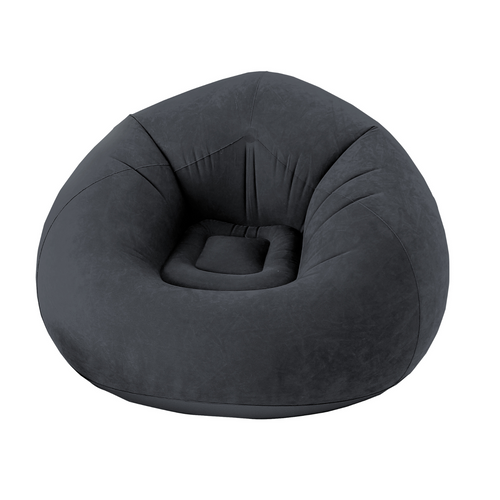 Fauteuil Gonflable Extérieur - 100x100 Cm - Gris Foncé