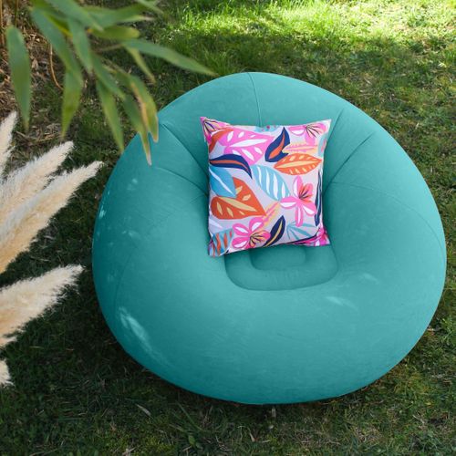 Fauteuil Gonflable Extérieur - 100x100 Cm - Vert