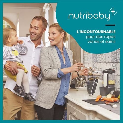 Robot Cuisine Bébé Nutribaby Industrial Grey