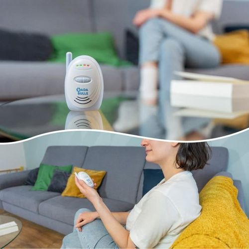 Babyphone Audio - Simple D'utilisation - Portée 300m - Babyphone Compact - Alarme Sonore Et Visuelle