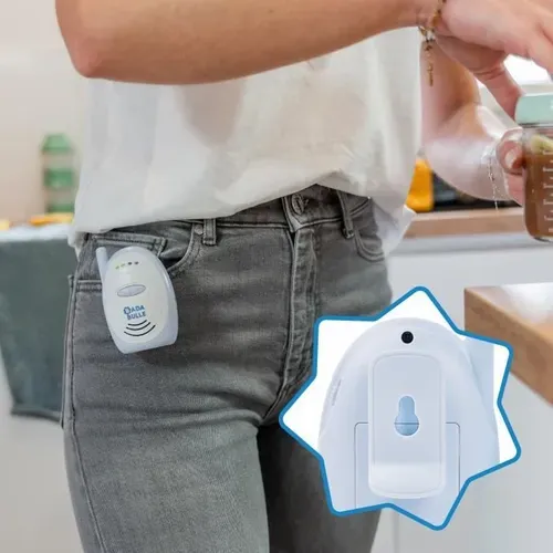 Babyphone Audio - Simple D'utilisation - Portée 300m - Babyphone Compact - Alarme Sonore Et Visuelle