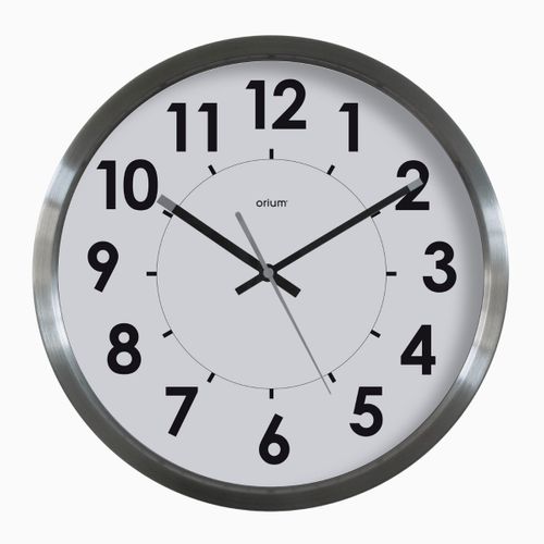Horloge Inox Stan D.35cm