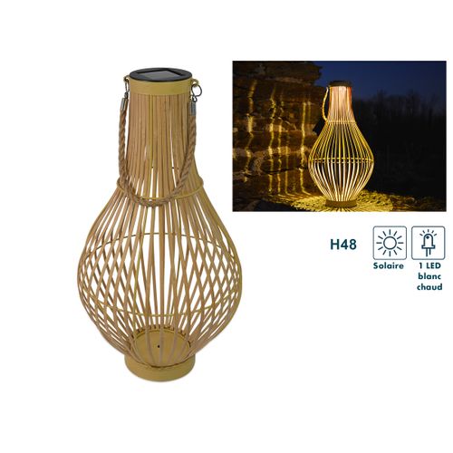 Lanterne Solaire Bambouvase