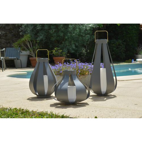 Lanterne Solaire Palme H45cm