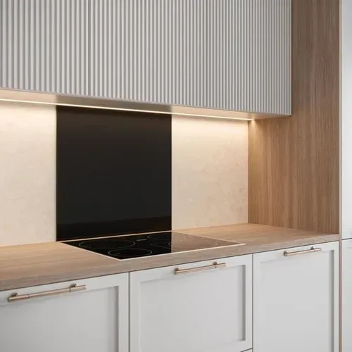 Credence - Noir Mat - Verre - 45x60