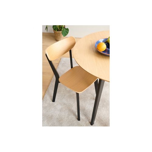 Chaise Scandinave En Bois (lot De 2) - Leta