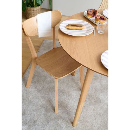 Chaise Scandinave En Bois (lot De 2) - Leta
