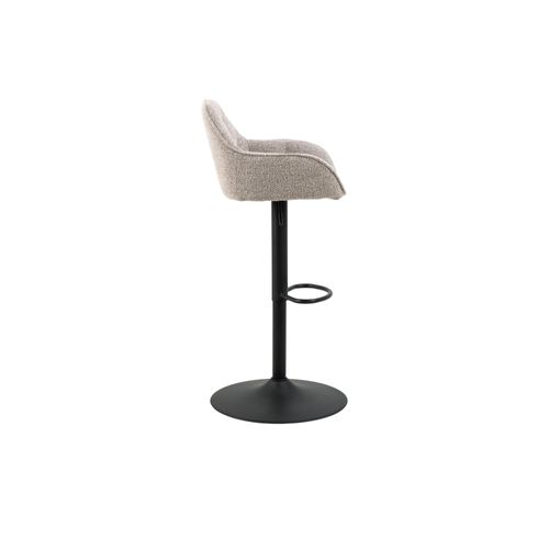 Tabourets De Bar En Tissu Pied Tulipe Métal Noir (lot De 2) Brook Tabouret BUT