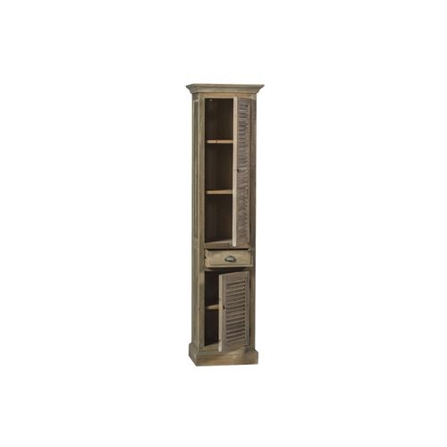 Colonne De Salle De Bain En Bois Avec Porte En Bois Droite - Hanoï