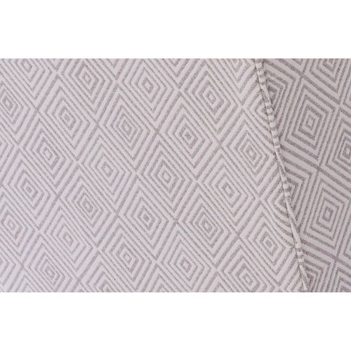 Fauteuil En Tissu à Carreaux Ivoire Et Gris - Sintra