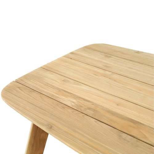 Table Indoor/outdoor Rectangulaire En Teck L240 10 Places - Calvi