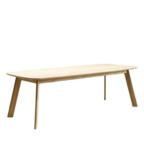 Table Indoor/outdoor Rectangulaire En Teck L240 10 Places - Calvi