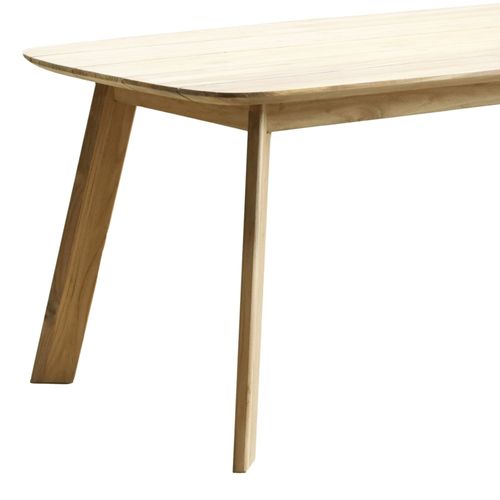 Table Indoor/outdoor Rectangulaire En Teck L240 10 Places - Calvi