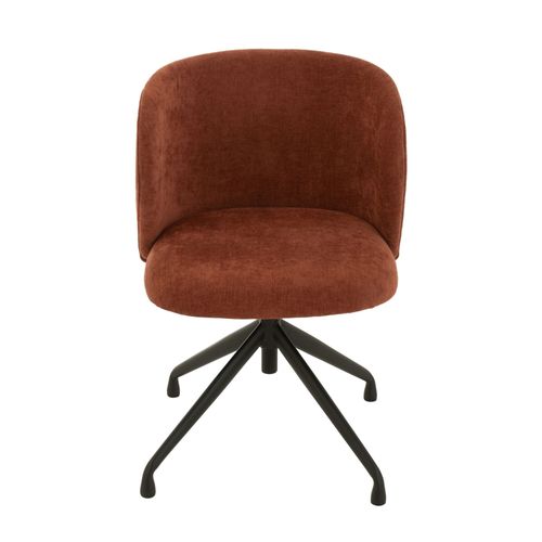Chaises Pivotantes Réglables En Hauteur En Tissu (lot De 2) - Mia