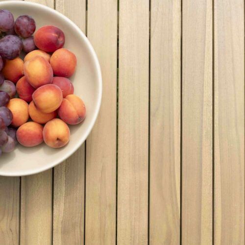 Table De Jardin Rectangulaire 4/6p En Teck Massif Naples