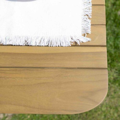Table De Jardin Rectangulaire 4/6p En Teck Massif Naples