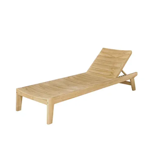 Bain De Soleil En Teck Massif 205cm Ocean