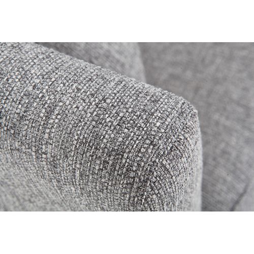 Canapé Scandinave Déhoussable 3 Places En Tissu Gris Clair Et Bois Clair Oslo