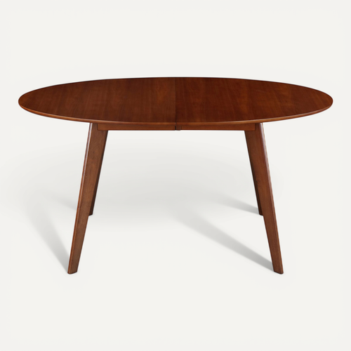 Table à Manger Extensible Ovale En Bois Foncé L150-200 Marik