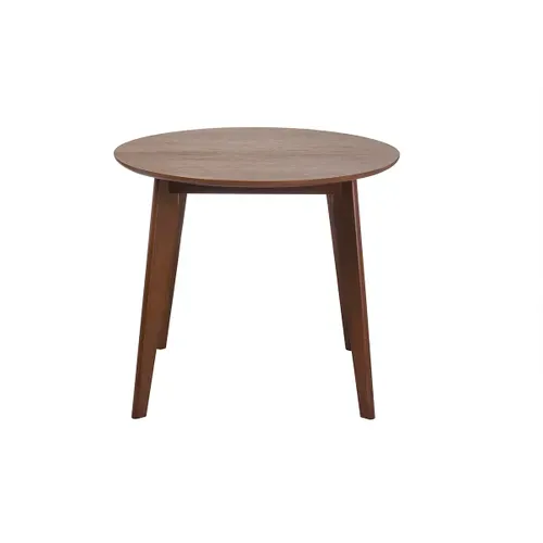 Table à Manger Extensible Ovale En Bois Foncé L150-200 Marik