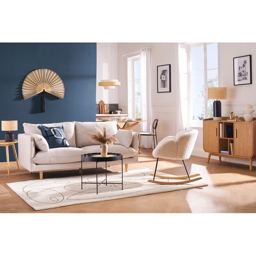 Buffet Scandinave En Bois Clair 2 Portes L122 Cm Hallen