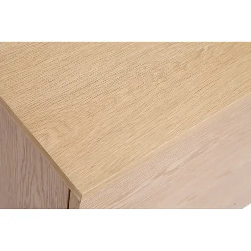 Commode En Bois Clair Chêne 6 Tiroirs L120 Cm Freddy