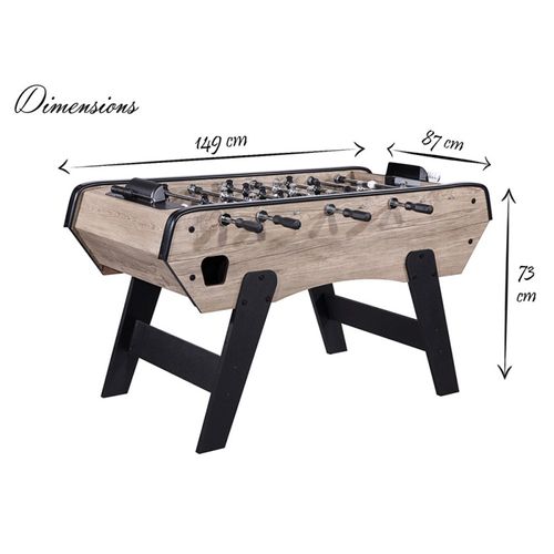 Babyfoot Lombardi Coloris Industriel - Naturel