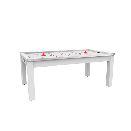 Air Hockey Toronto - Coloris Blanc Laqué / Surface Blanche - Blanc