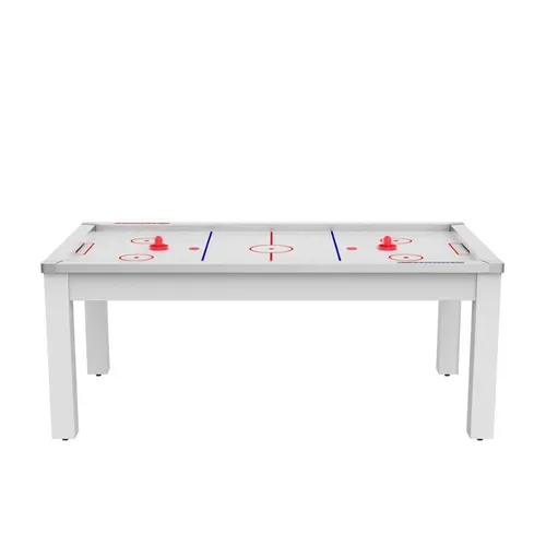 Air Hockey Toronto - Coloris Blanc Laqué / Surface Blanche - Blanc
