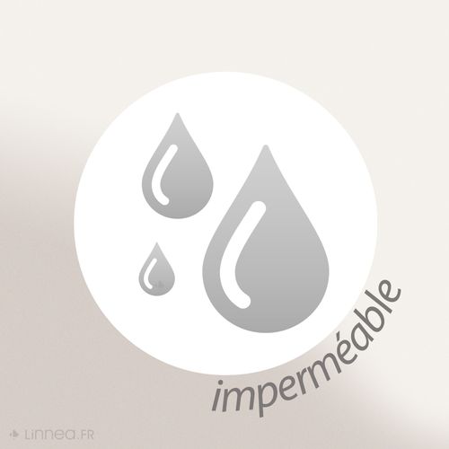 Housse De Matelas Imperméable Céline 120x200cm Matelas 16 à 20cm