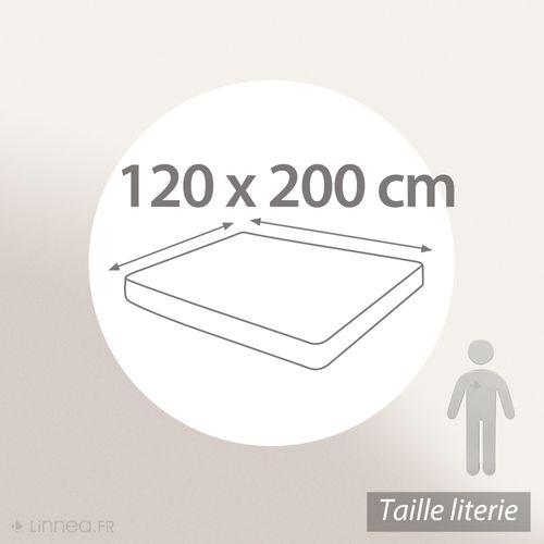 Housse De Matelas Imperméable Céline 120x200cm Matelas 16 à 20cm
