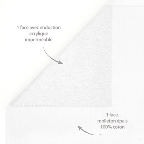 Protège Matelas Imperméable Antony 200x200 Cm Bonnet 40 Cm Coton
