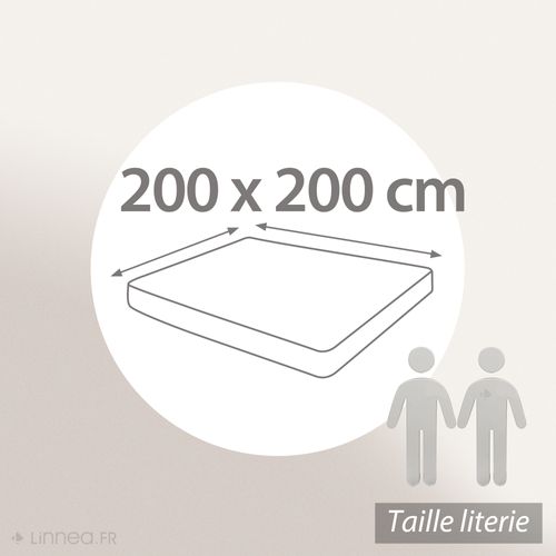Protège Matelas Imperméable Antony 200x200 Cm Bonnet 40 Cm Coton