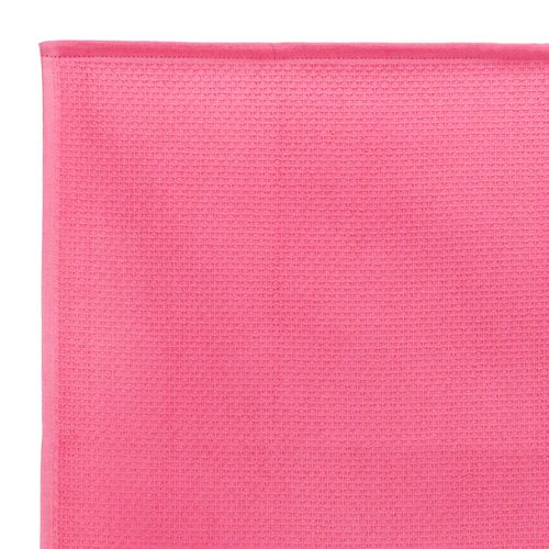 Lot De 2 Torchons De Cuisine 50x50 Cm - Nid D’abeille 100% Coton 400 G/m² - Rouge - Fabriqué Au Portugal