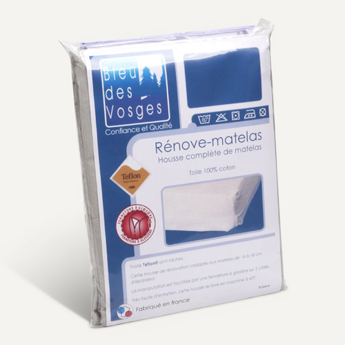 Rénove Matelas Rubens Housse 160x190cm Matelas 18 à 22cm